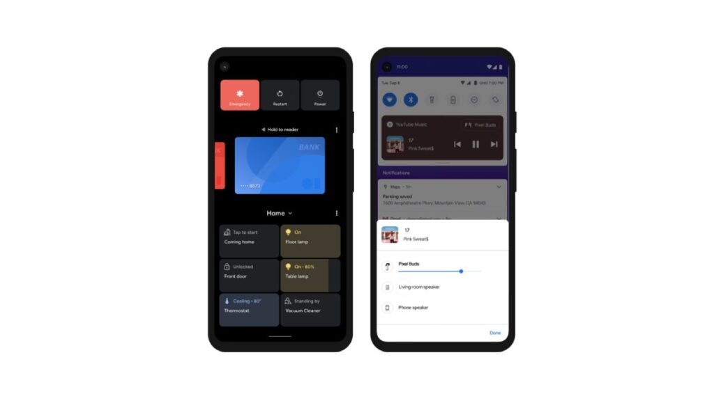 Make it easy to control connected devices and media Android 11