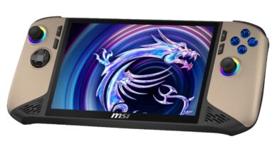 MSI tries its luck again in the portable PC console market with the Claw 8 AI+