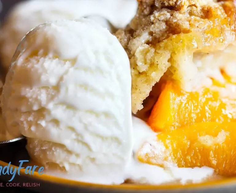 Easy Peach Cobbler Recipe Using Cake Mix